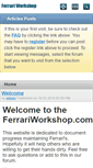 Mobile Screenshot of ferrariworkshop.com